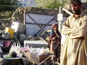 Earthquake-affected people