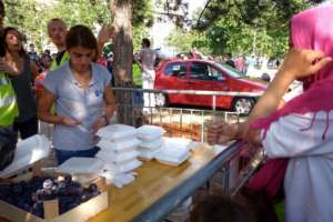 Distribution of the food