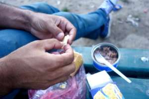 Refugee meal