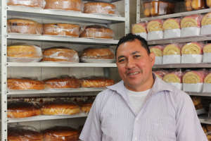 Jose at his bakery in Bogota
