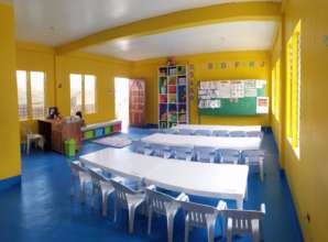 We also provided beautiful classrooms in Tacloban