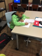 Homework can be done along or with help.