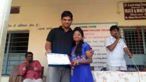 First Prize in Science Fair