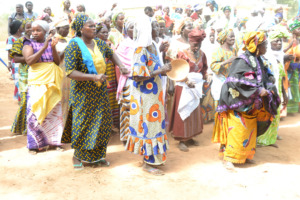 Women leaders gathered in Djiamande