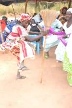 Dancing was part of the ritual actions for peace