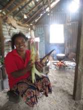 Eliod with her beautiful corn