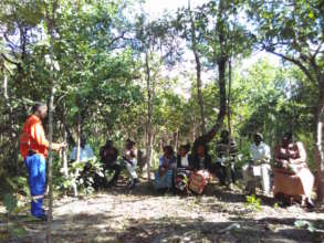 Practical training in ANR under the forest canopy