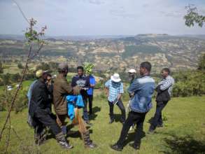 Community meeting at the Kubel site