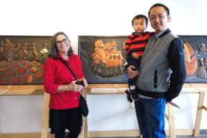 Bethel with the Children's Tactile Art Club