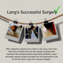 Lang, Surgery Update