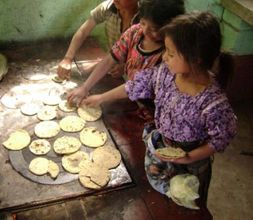 Cooking tortillas on the stove - no smoke,no open fire!