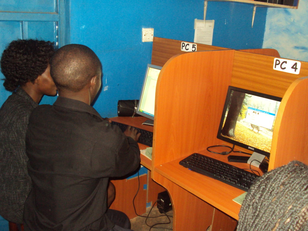 A copier for a youth computer center in Uganda