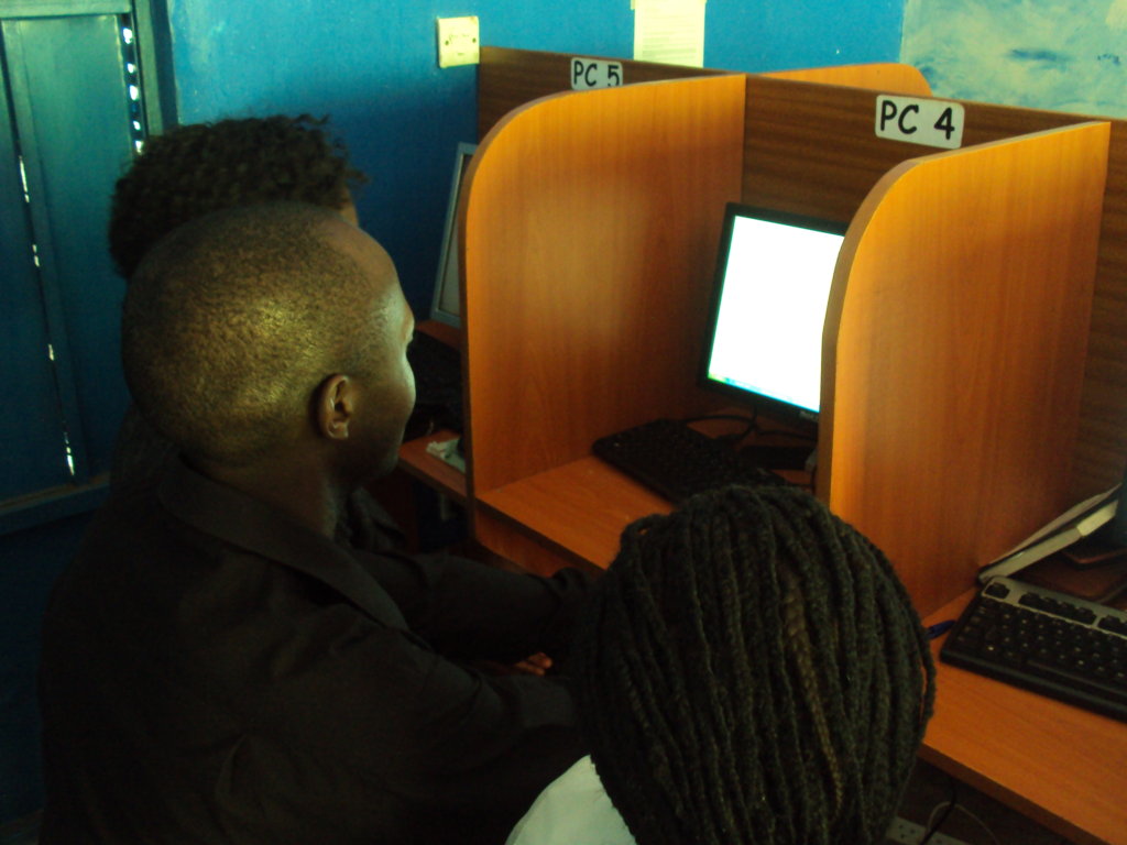 A copier for a youth computer center in Uganda