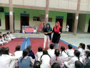 Storytelling workshop at the primary school