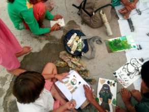 Oil Painting workshop at the community