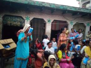 Menstrual Health & Distributing Sanitary Napkins