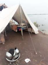 IDP living in tents