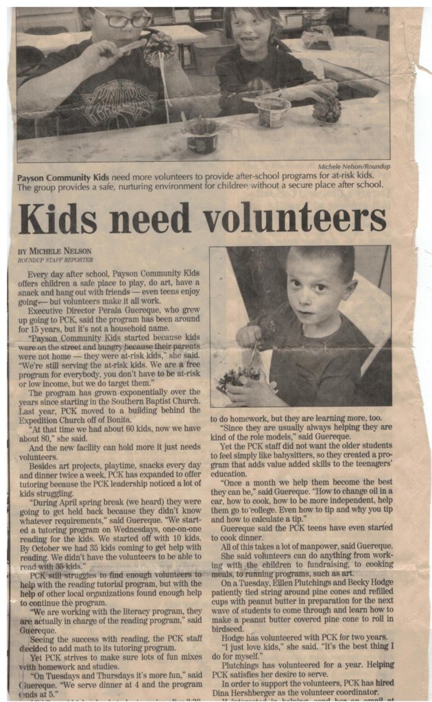 Payson Community Kids After school Program