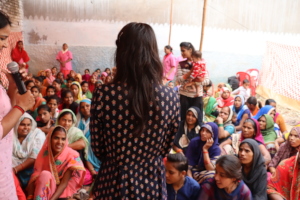 Addressing girls & women during workshop