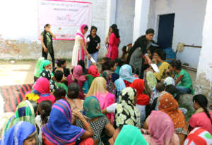 Distributed sanitary napkins