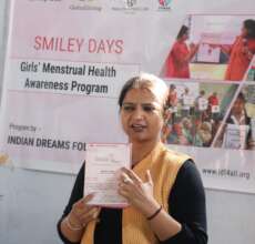 MHM awareness workshop with adolescent girls