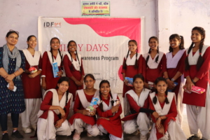 MHM Workshop with School Girls