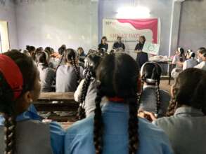 Menstrual cycle education session
