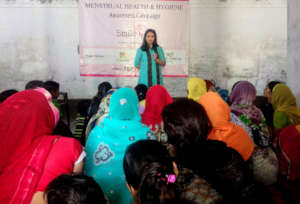 Addressing girls & women during workshop