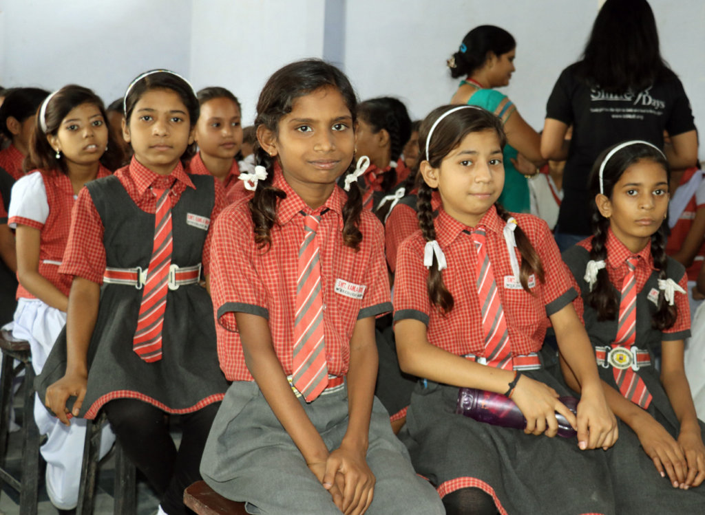 Support for menstrual health for girls in India