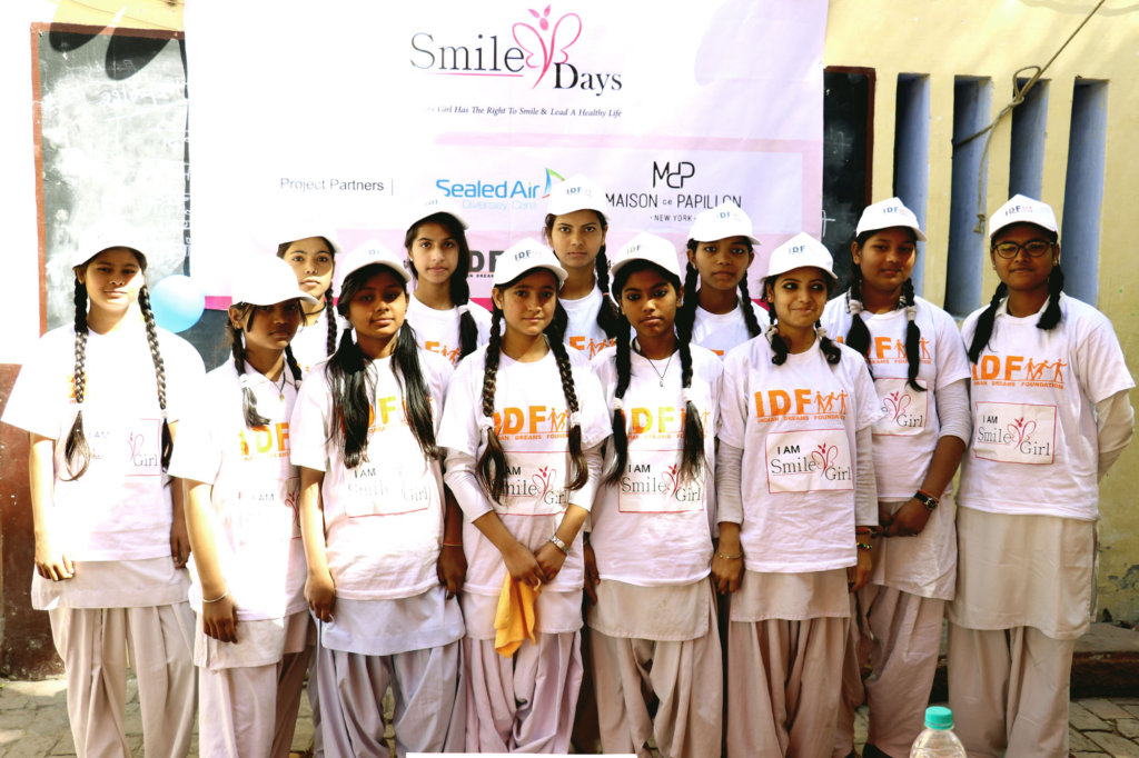 Support for menstrual health for girls in India