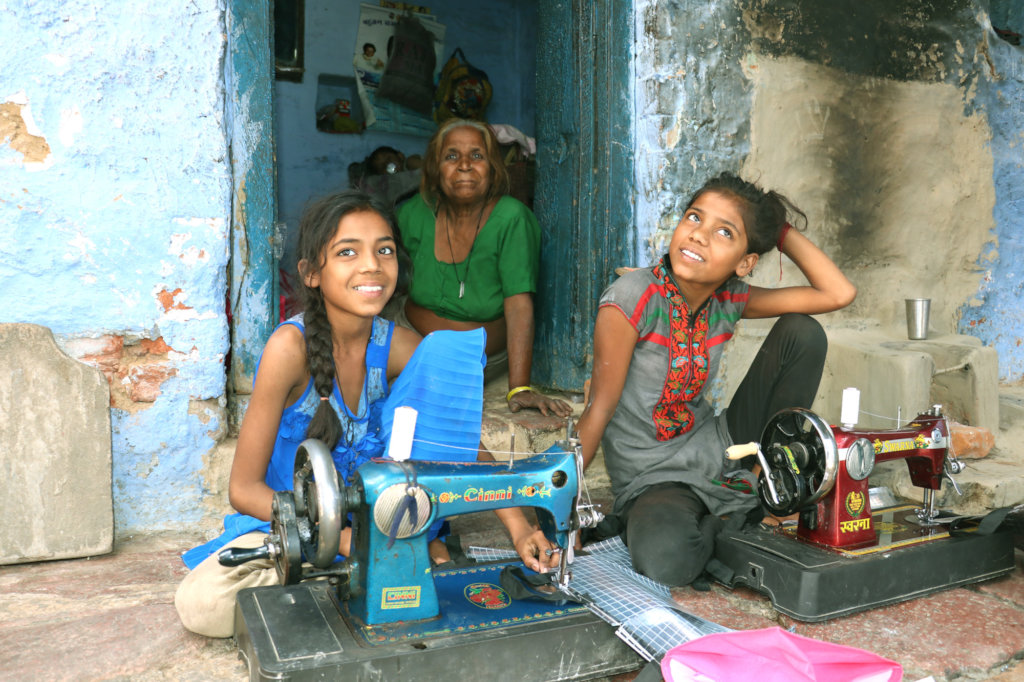 Support for menstrual health for girls in India