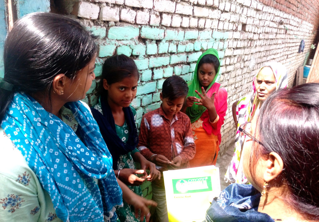 Support for menstrual health for girls in India