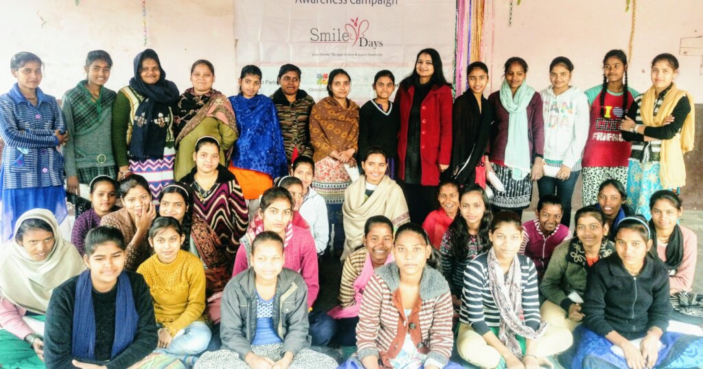 Support for menstrual health for girls in India