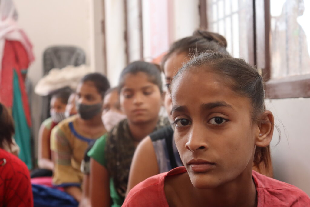 Support for menstrual health for girls in India