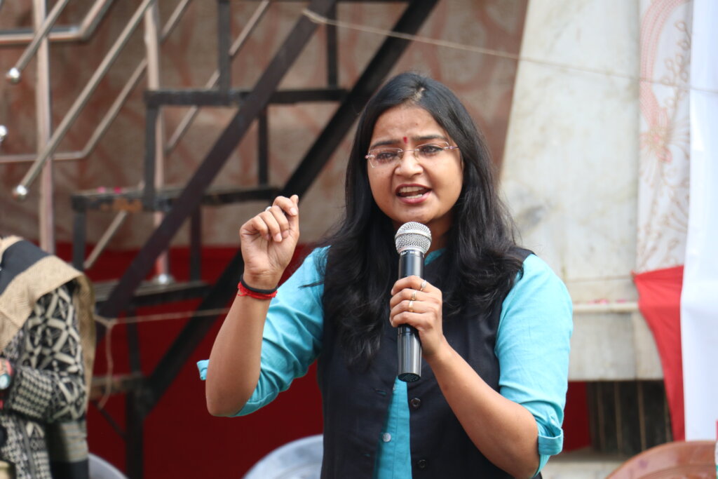 Support for menstrual health for girls in India