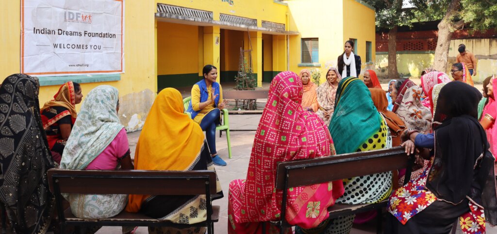 Support for menstrual health for girls in India