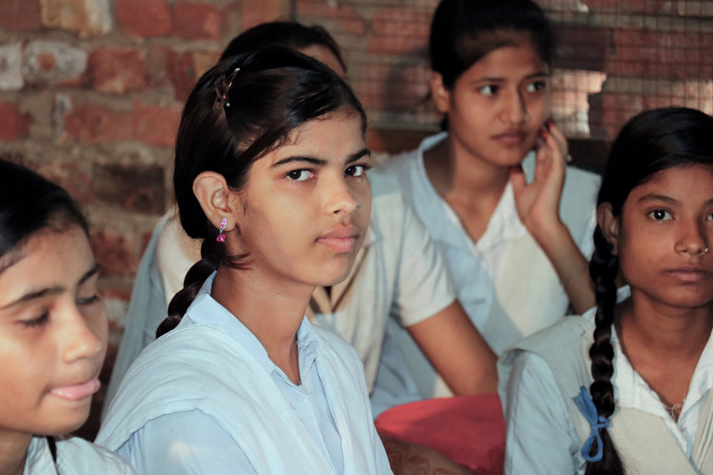Support for menstrual health for girls in India