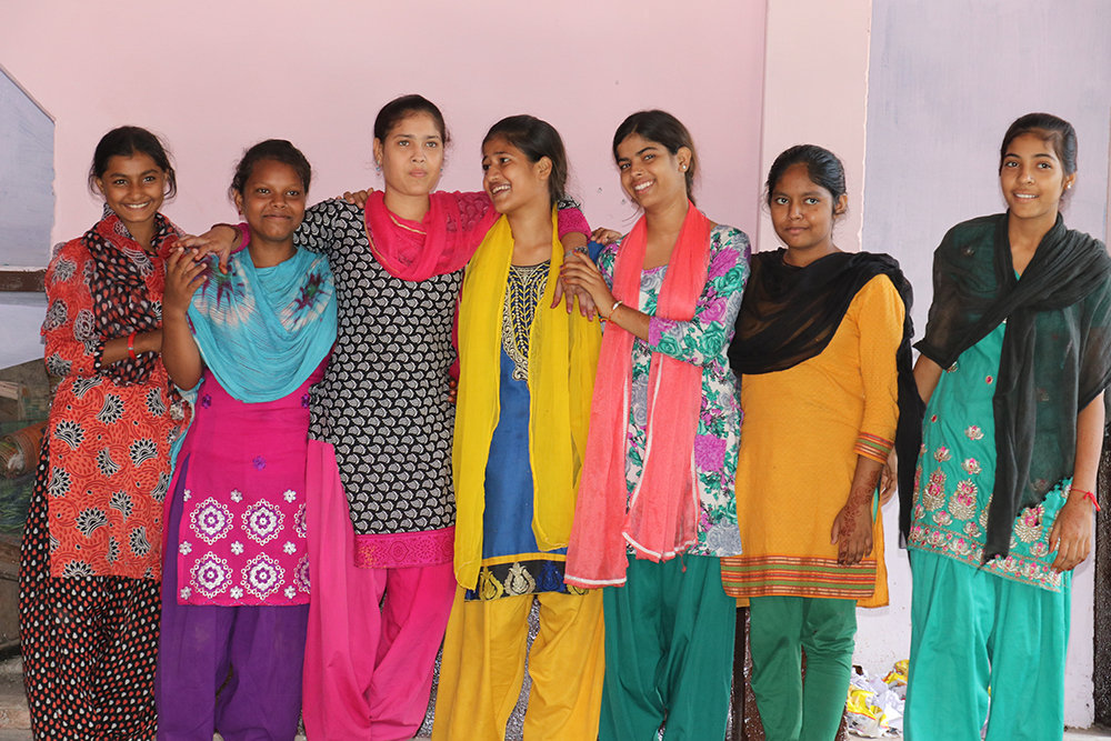 Support for menstrual health for girls in India