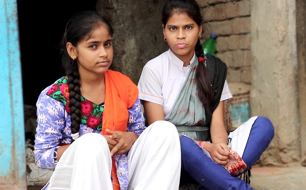 Support for menstrual health for girls in India