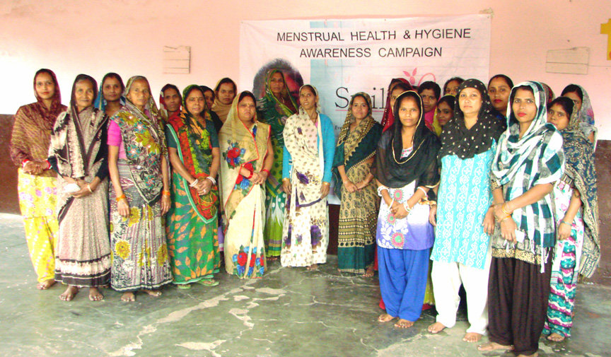 Support for menstrual health for girls in India