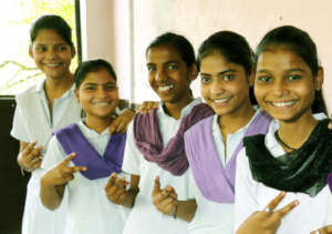 Support for menstrual health for girls in India