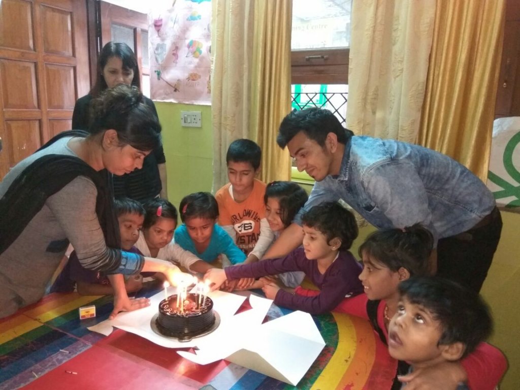 A birthday celebration