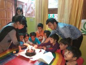 A birthday celebration