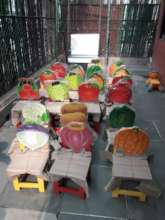 Kids got new chairs for the classroom