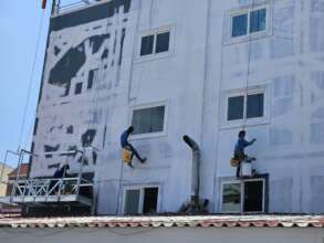 Working on the cracks!