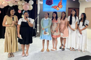 Sharing their testimonies