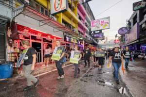 Walk for Freedom in Soi 6 Pattaya