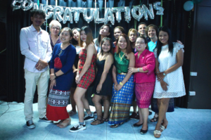 Students and Teachers at Graduation 2019