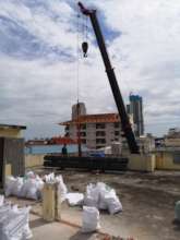 New Steel arrives for the Roof Covering