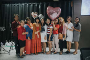 Graduation - the women with their teachers!